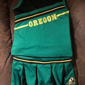 Oregon Ducks cheer outfit